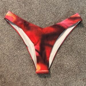 American Eagle Aerie Pink Tie Dye Women’s Swim Bottom Size Medium